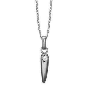 Christina Collect 925 Sterling Silver Topaz Spire Beautiful spire with 2 white topaz, model 680-S02